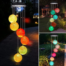 Solar Crystal Ball , Color Changing Solar Powered LED Hanging Light Mobile for Patio Yard Garden Home Outdoor Night Decor, Gifts - justgrabit.in | Just Grab It
