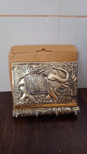 Wooden Key Holder for Home Decor Stylish Metal Gold Antique Elephant Design (1 Pc) - Justgrabit Inc.
