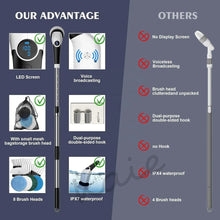 7 - in - 1 Electric Spin Scrubber Cleaning Brush with Extension Handle (1 Set) - Justgrabit Inc.