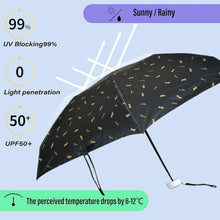 3 - Fold Cute Umbrella – Sun & Rain Protection, UV Shield (1 Pc / With Zip Case) - Justgrabit Inc.