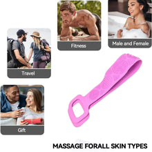Silicone Body Back Scrubber Double Side Bathing Brush for Skin Deep Cleaning, Scrubber Belt - Justgrabit Inc.