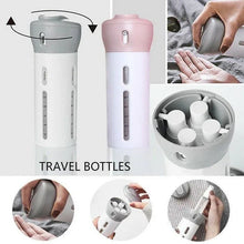 4 in 1 Travel Dispenser Bottle Set Travel Refillable Cosmetic Containers Set - Justgrabit Inc.