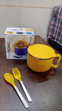 Safe Double - Layer Maggie Bowl with Lid & Handle – Versatile Bowl for Cereals, Fruits, Ramen & More - Justgrabit Inc.