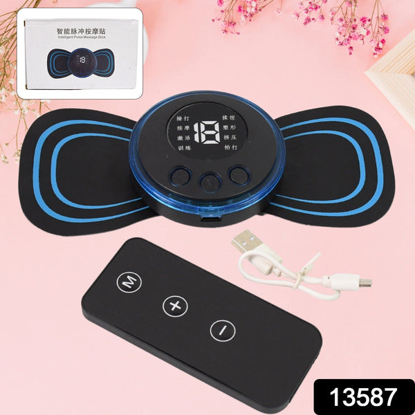 Butterfly Electric Neck Massager Cordless Full Body Massage Remote Controller (1 Pc) - justgrabit.in | Just Grab It