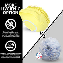 SILICONE MASSAGE BATH BODY BRUSH WITH SHAMPOO DISPENSER, SCRUBBER - Justgrabit Inc.