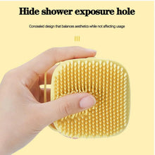 SILICONE MASSAGE BATH BODY BRUSH WITH SHAMPOO DISPENSER, SCRUBBER - Justgrabit Inc.