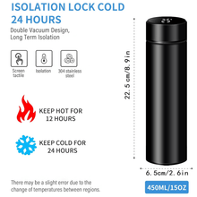 0726 Vacuum Insulated Water Bottle with LED Temperature Display (1 Pc / Multicolor) - justgrabit.in | Just Grab It
