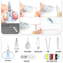 Mini Travel Sewing Kit for Beginners with Threads & Scissors - Justgrabit Inc.