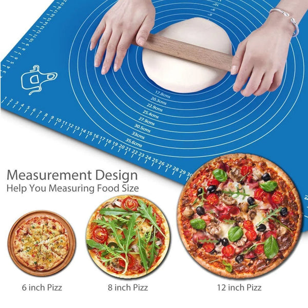 Mat, Rolling Mat Silicone Baking Mat Fondant Mat Sheet Chapati - Justgrabit Inc.