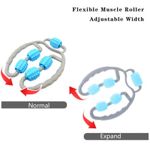 Muscle Massage Roller for Leg Soreness & Relaxation (5 Wheels, 1 Pc) - Justgrabit Inc.