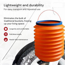 Foldable Storage Bucket , Water Container & Dustbin Multiuse Bucket For Home , Car & Kitchen Use Bucket - justgrabit.in | Just Grab It
