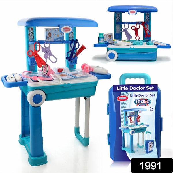 Premium Doctor Set Trolley Little Doctor Kids Toy (1 Set) - justgrabit.in | Just Grab It