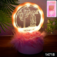 Romantic Round Love Couple Decorative Showpiece (1 Pc) - Justgrabit Inc.