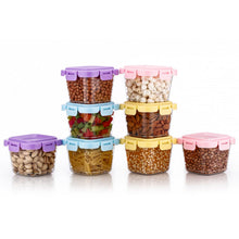 Plastic Food Storage Containers with Lid (4 Pcs Set / 500 ML) - justgrabit.in | Just Grab It