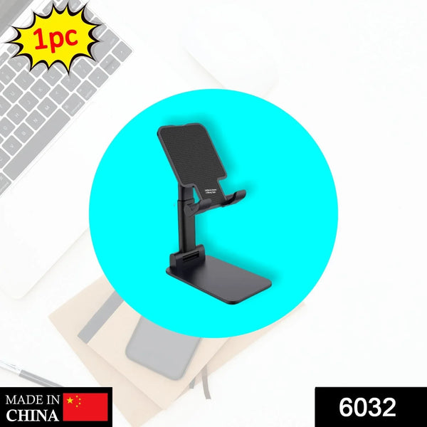 Foldable Mobile Stand with Angle Adjustable Desktop Table Mobile Holder - Justgrabit Inc.