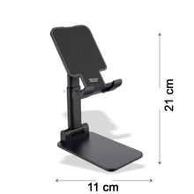 Foldable Mobile Stand with Angle Adjustable Desktop Table Mobile Holder - Justgrabit Inc.