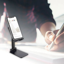 Foldable Mobile Stand with Angle Adjustable Desktop Table Mobile Holder - Justgrabit Inc.