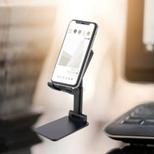 Foldable Mobile Stand with Angle Adjustable Desktop Table Mobile Holder - Justgrabit Inc.