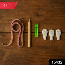 6 - in - 1 Wall Hanging & Measurement Tool Kit - Justgrabit Inc.