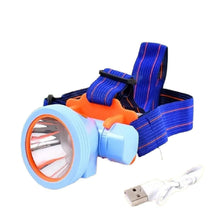 Mini Rechargeable Power Headlamp With Plastic Case (1 Pc) - Justgrabit Inc.