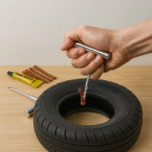 Tyre Repair Puncture Kit with 5 Rubber Strips (8 Pcs Set) - justgrabit.in | Just Grab It