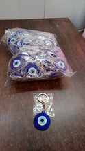 Evil Eye Rubber / Silicone Keychain (1 Pc / Blue Color) - justgrabit.in | Just Grab It