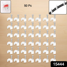 Nail Cable Clips for Wire Management (10mm & 50 Pc) - justgrabit.in | Just Grab It