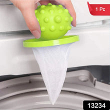 Reusable Washing Machine Floating Cylindrical Shape Lint Mesh Bag ( 1 Pc) - Justgrabit Inc.