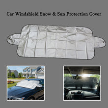 Universal Car Windshield Snow & Sun Protection Cover (145×70 cm) - justgrabit.in | Just Grab It