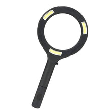 Magnifying Glass with 3 Led Light 3X Power and Rubberized Handle - Justgrabit Inc.
