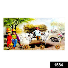Decorative Wooden Landscape Art with Hooks for Wall Hanging - Justgrabit Inc.
