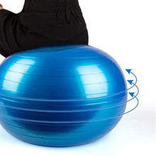 Anti - Burst Exercise Heavy Duty Gym Ball (Multicolour) (75Cm) - Justgrabit Inc.