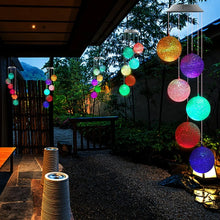 Solar Crystal Ball , Color Changing Solar Powered LED Hanging Light Mobile for Patio Yard Garden Home Outdoor Night Decor, Gifts - justgrabit.in | Just Grab It