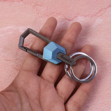 Premium Heavy - Duty Metal Keychain with Carabiner Clip (1 Pc / Assorted Design) - justgrabit.in | Just Grab It