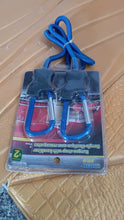 Carabiner Bungee Cord with Hook for Luggage & Bags (1 Pc / Mix Color) - justgrabit.in | Just Grab It
