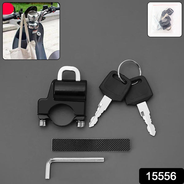 Heavy - Duty Helmet Lock for Motorcycle - justgrabit.in | Just Grab It