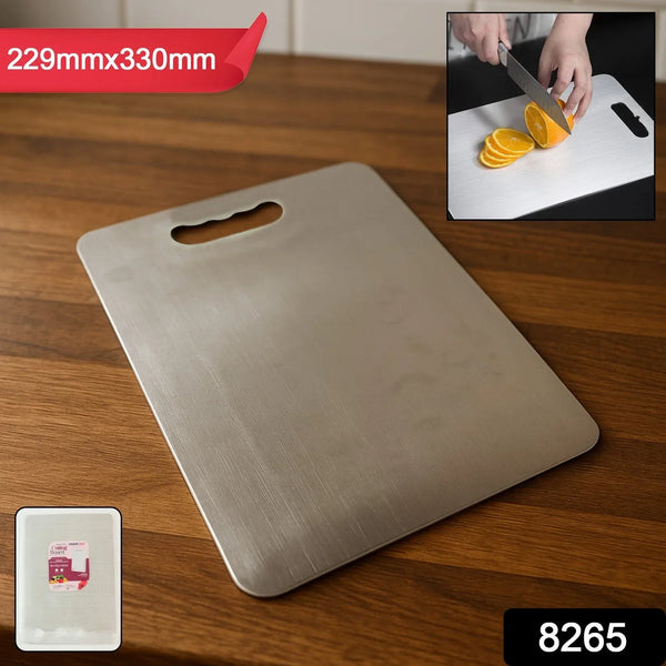 Premium Stainless Steel Cutting Board 229mm x 330mm (1 Pc) - Justgrabit Inc.