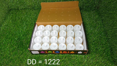 Festival Decorative - LED Tealight Candles, Diwali (White, 24 Pcs) - Justgrabit Inc.