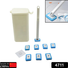 Toilet Brush Wand, Toilet Brush Kit with 8 Count Disposable Toilet Refills Heads - justgrabit.in | Just Grab It