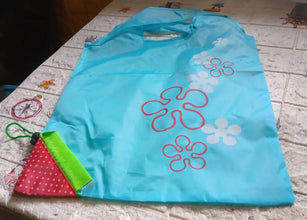 Reusable Grocery Bags - Reusable Bags With Handles (1 Pc / Mix Color) - justgrabit.in | Just Grab It