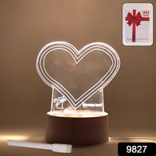 Creative Visualization Lamp 3D Acrylic Decorative Lamp With Pen - justgrabit.in | Just Grab It