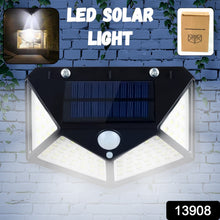 Outdoor Solar Lamp 100 LED Solar Light PIR Motion Sensor Wall Light ( 1 Pc) - justgrabit.in | Just Grab It