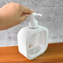 Snap sink Dispenser Plastic Clear Empty Pump Lotion Bottles (1 Set) - justgrabit.in | Just Grab It