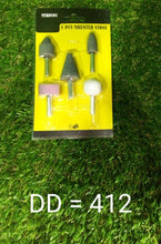 ' - 5 Pcs Shank Abrasive Mounted Stone (Multicolour) - Justgrabit Inc.