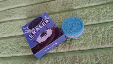 Biscuit Shape Eraser Unique Designs & Patterns (1 Pc) - justgrabit.in | Just Grab It