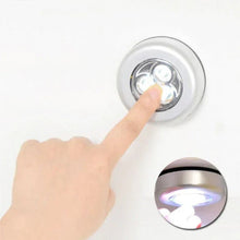 3 LED CORDLESS STICK TAP WARDROBE TOUCH LIGHT LAMP (1 Pc) - justgrabit.in | Just Grab It
