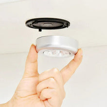 3 LED CORDLESS STICK TAP WARDROBE TOUCH LIGHT LAMP (1 Pc) - justgrabit.in | Just Grab It