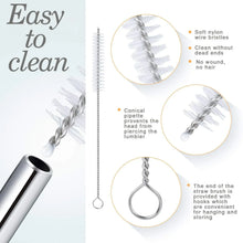 Reusable Stainless Steel Drinking Straws Bent (4 Bent Straws, 1 Brush) - justgrabit.in | Just Grab It