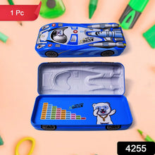 Car Shape Metal Compass Box, Pencil Case for Kids Stationery Compass Box - Justgrabit Inc.