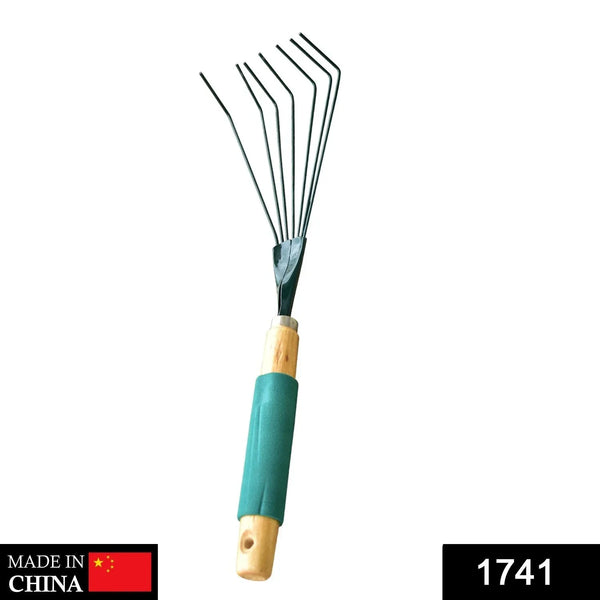 Stainless Steel Tooth Garden Leaf Rake - Justgrabit Inc.